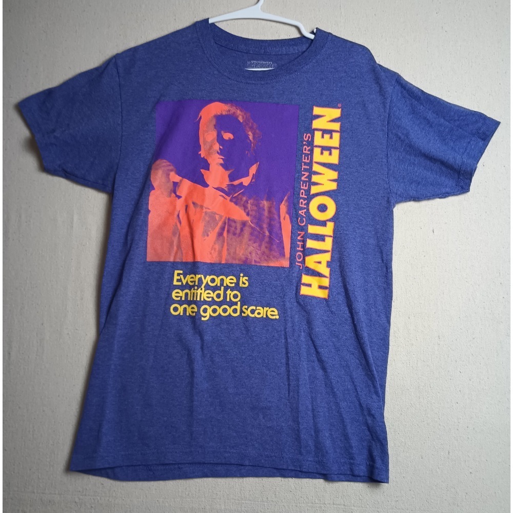 Halloween Movie T-Shirt Michael Myers Graphic Tee Horror Film Small‎ F